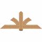 Ekena Millwork Redmond Smooth Timber Gable Bracket, Western Red Cedar, 60"W x 25"H x 3 1/2"D x 5 1/2"F, 10/12 Pitch GBW060X25X0406RED00SWR - alternate 1